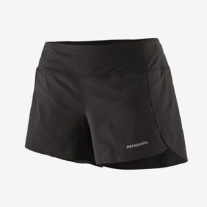 Patagonia Strider 3.5 inch Women's Black Running Shorts